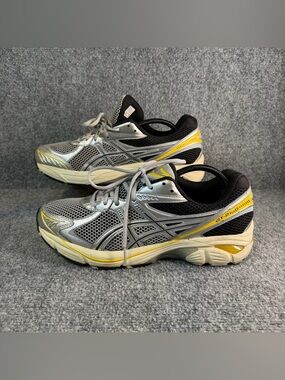 ASICS GT 2160 Gray Yellow Running Shoes Mens 11